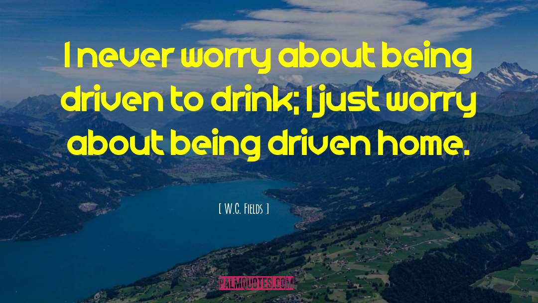 Never Worry quotes by W.C. Fields