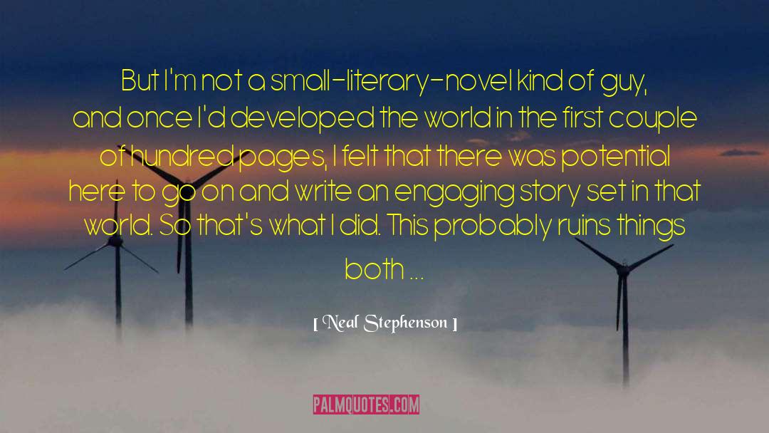 Neverending Story quotes by Neal Stephenson