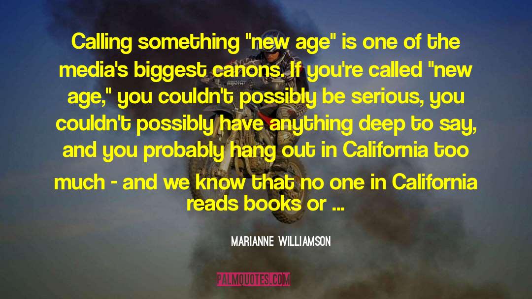 New Age Movement quotes by Marianne Williamson