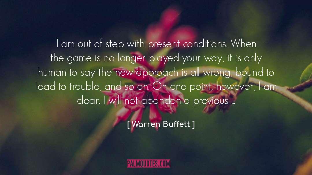 New Approach quotes by Warren Buffett
