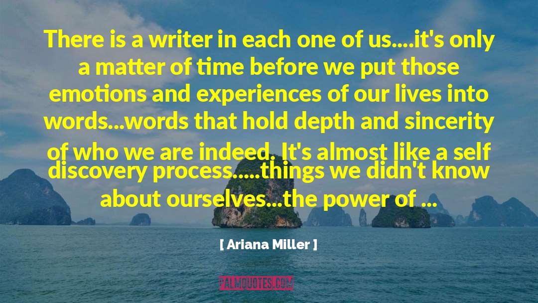 New Author quotes by Ariana Miller