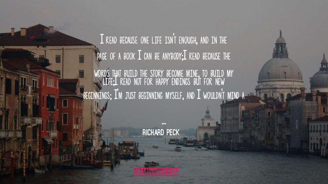 New Beginnings quotes by Richard Peck