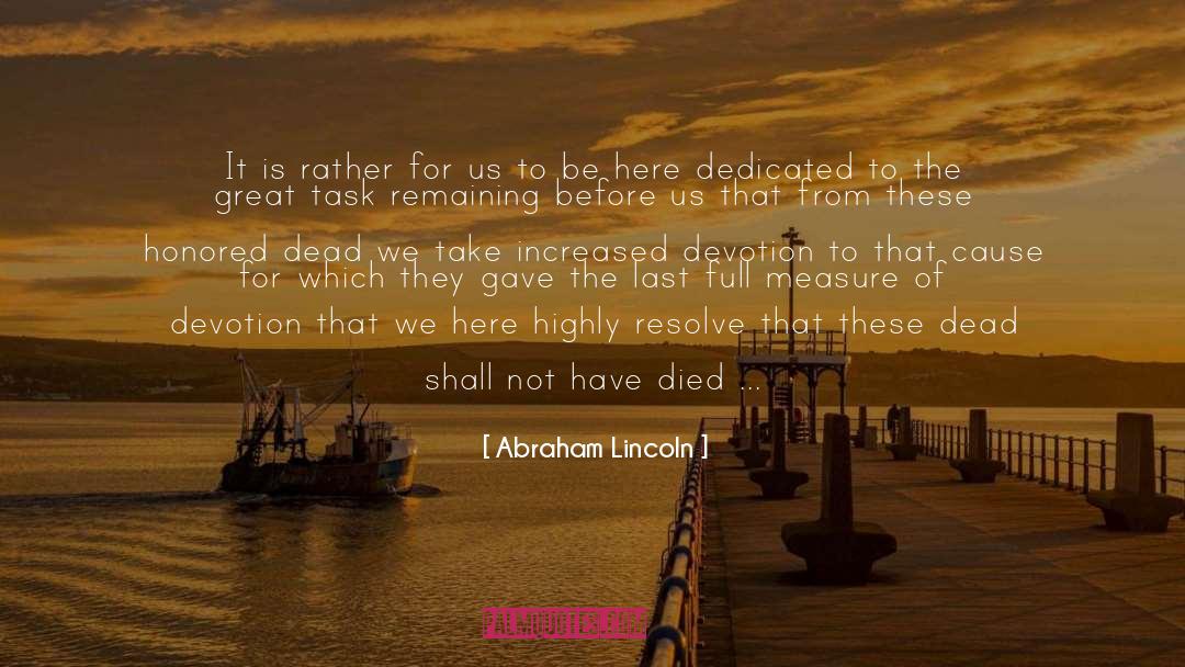 New Birth quotes by Abraham Lincoln
