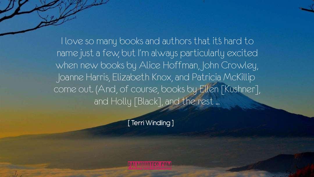 New Books quotes by Terri Windling