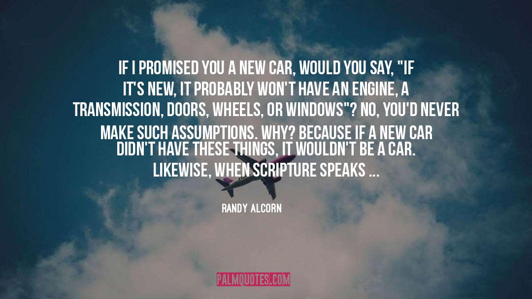 New Car quotes by Randy Alcorn