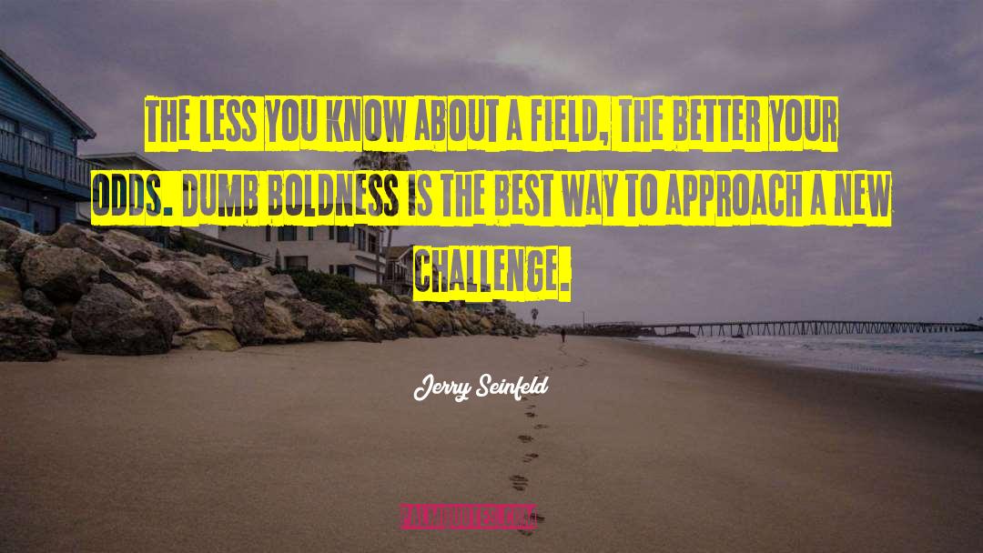 New Challenges quotes by Jerry Seinfeld