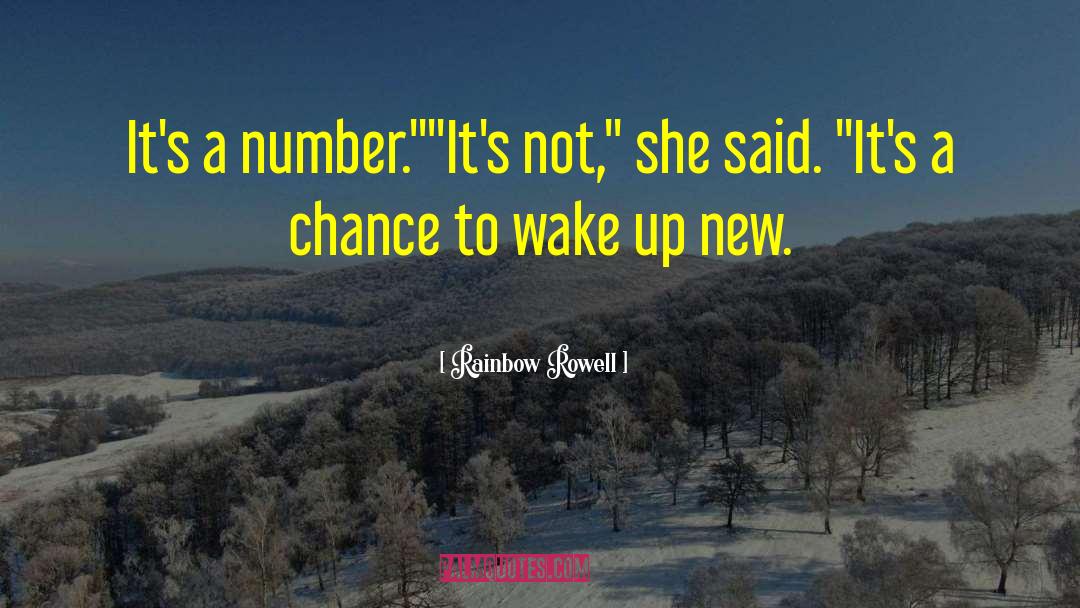 New Chance quotes by Rainbow Rowell