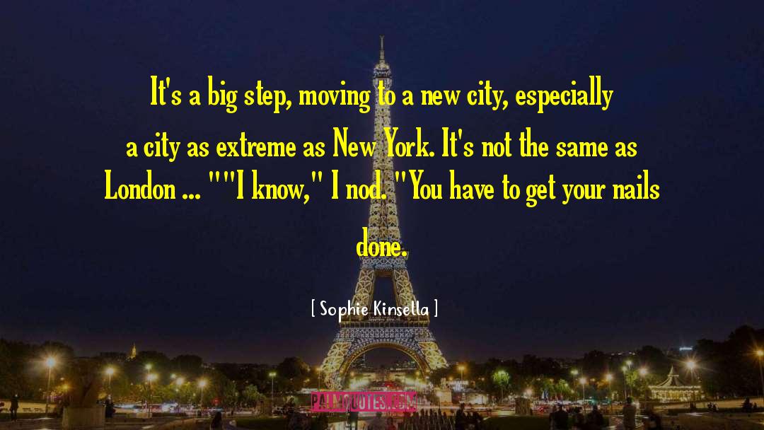 New City quotes by Sophie Kinsella