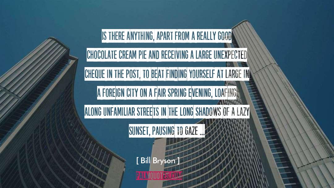 New City quotes by Bill Bryson