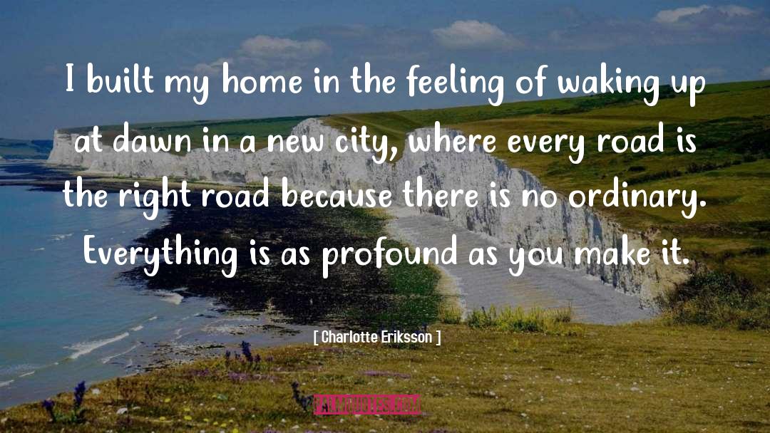 New City quotes by Charlotte Eriksson