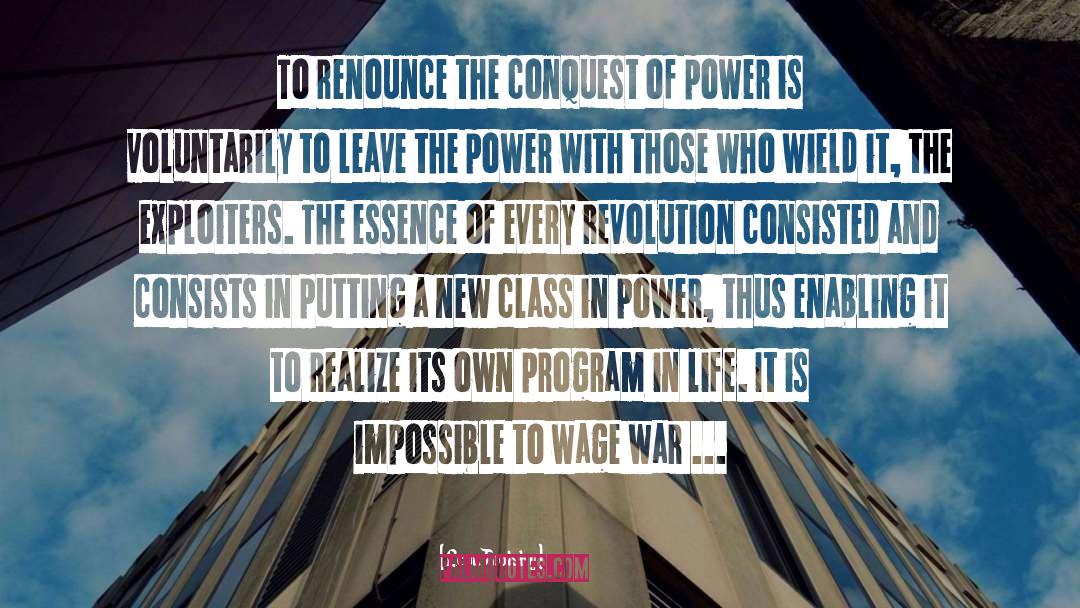 New Class quotes by Leon Trotsky