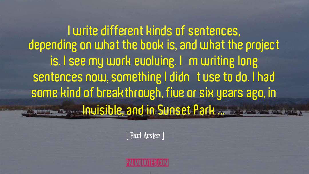 New Class quotes by Paul Auster