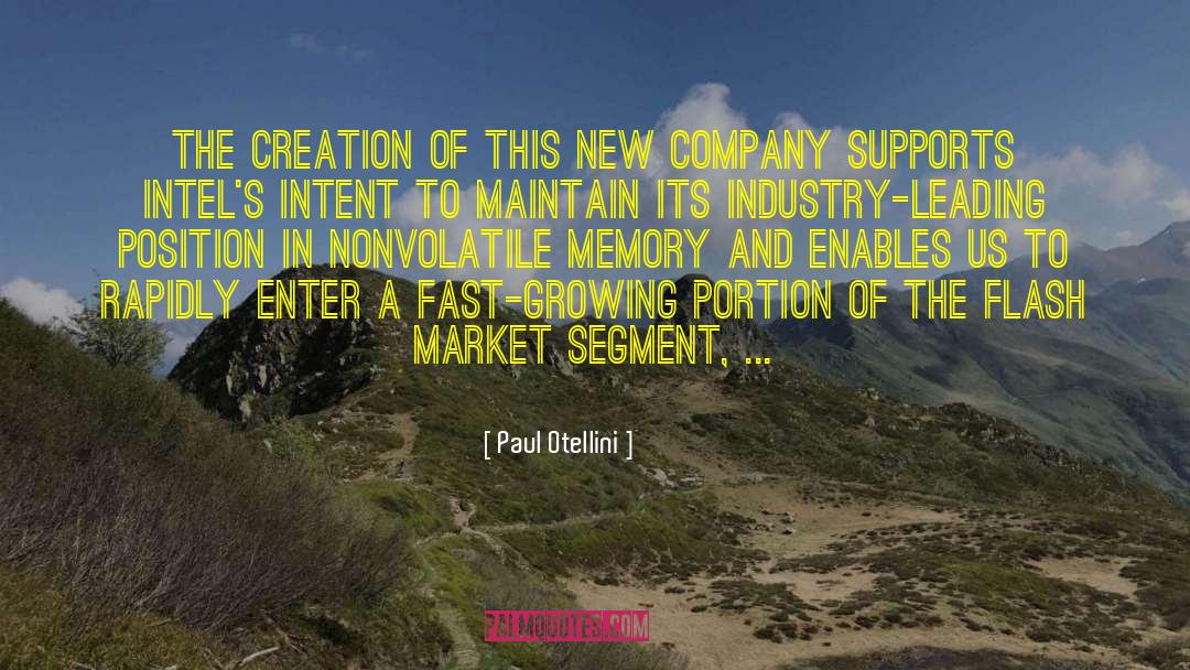 New Company quotes by Paul Otellini