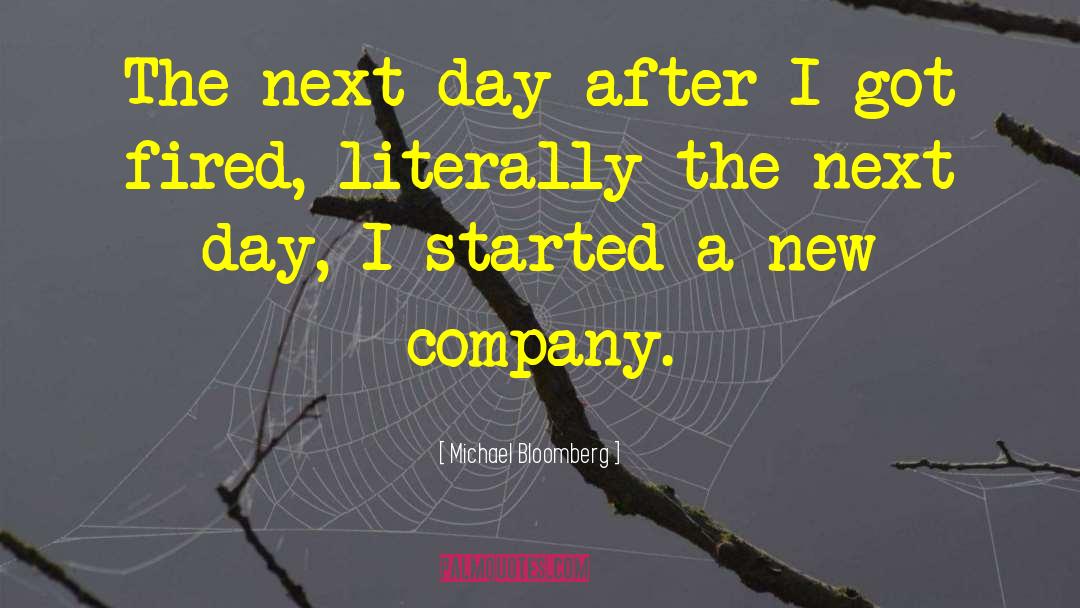 New Company quotes by Michael Bloomberg