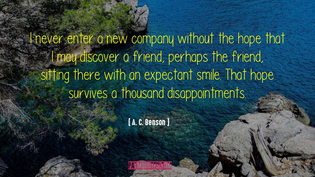 New Company quotes by A. C. Benson