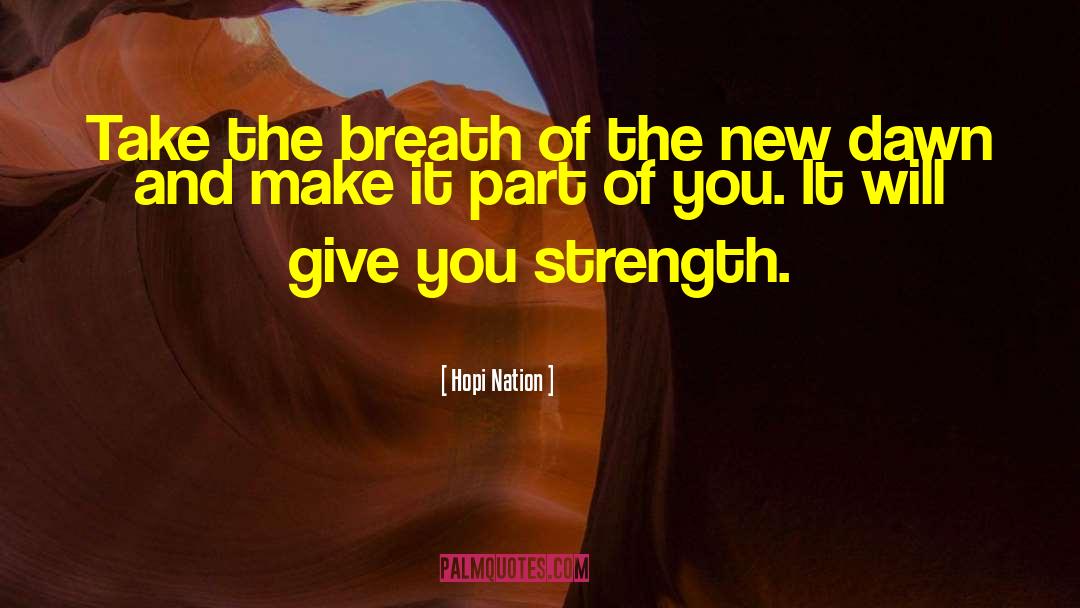 New Dawn quotes by Hopi Nation