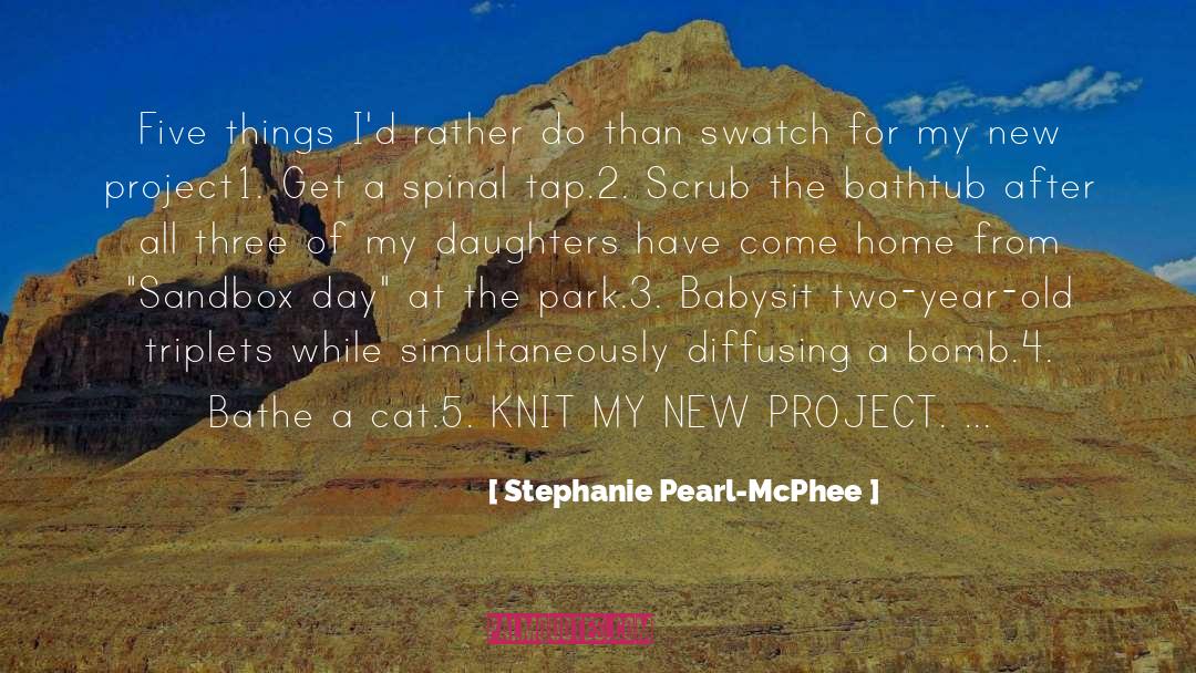 New Day New Beginning quotes by Stephanie Pearl-McPhee