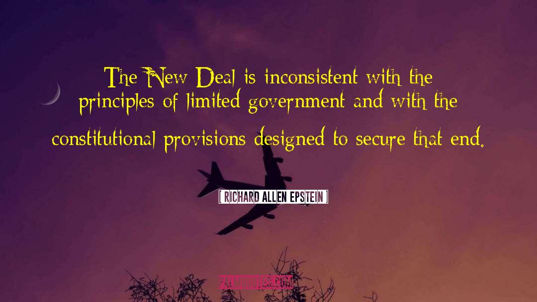 New Deal quotes by Richard Allen Epstein