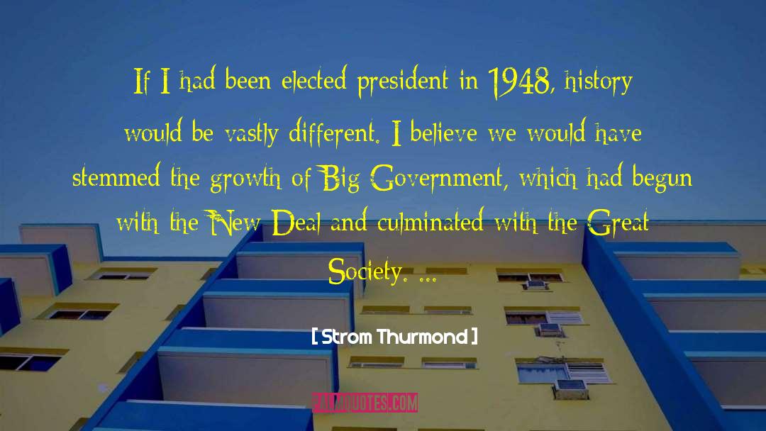 New Deal quotes by Strom Thurmond