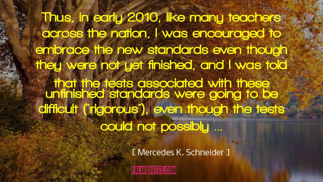 New Den quotes by Mercedes K. Schneider