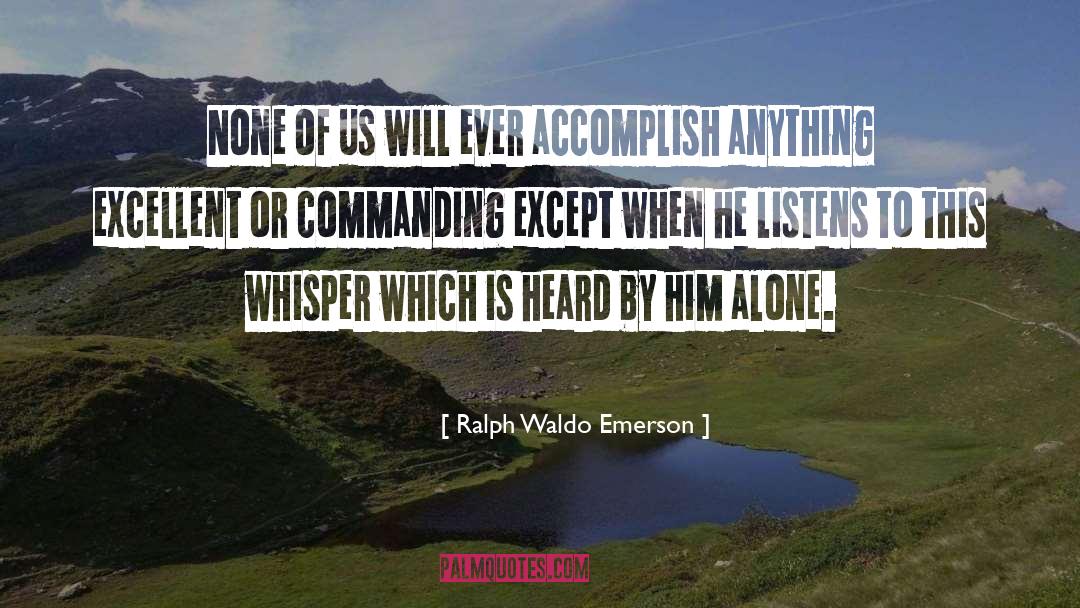 New Directions quotes by Ralph Waldo Emerson