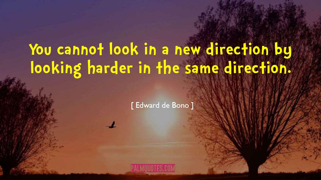 New Directions quotes by Edward De Bono