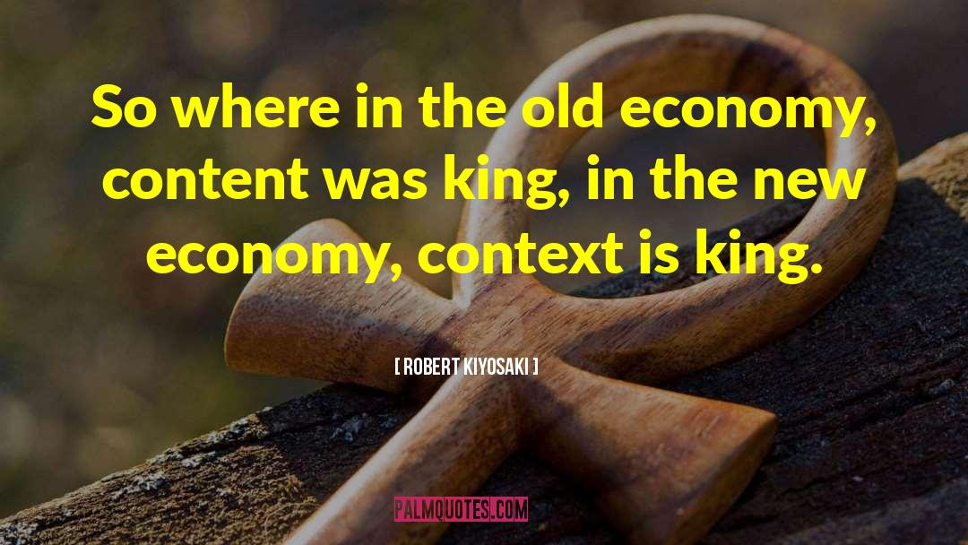 New Economy quotes by Robert Kiyosaki