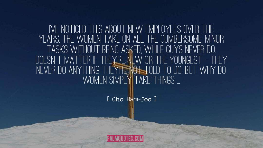 New Employees quotes by Cho Nam-Joo