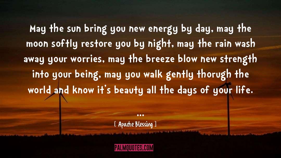 New Energy quotes by Apache Blessing