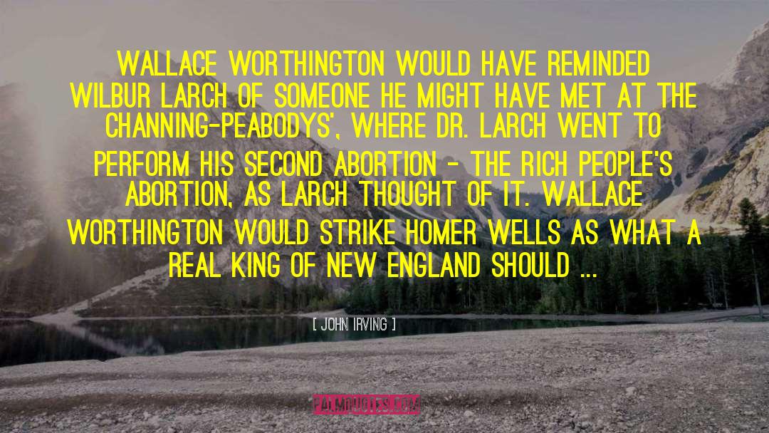 New England quotes by John Irving