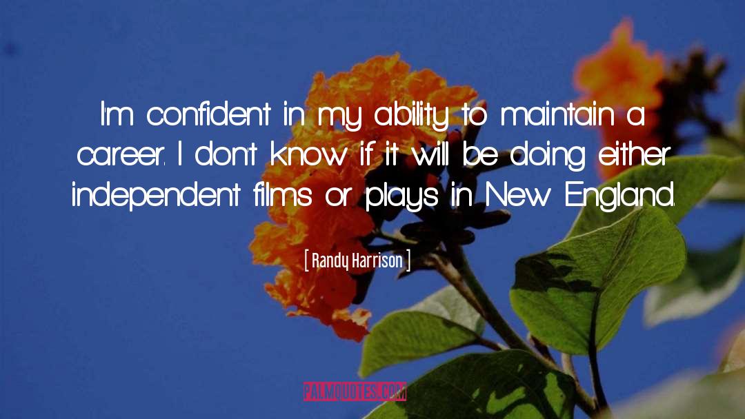 New England quotes by Randy Harrison