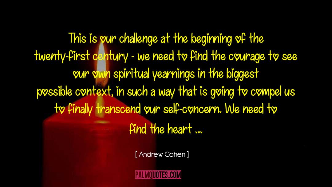 New Enlightenment quotes by Andrew Cohen