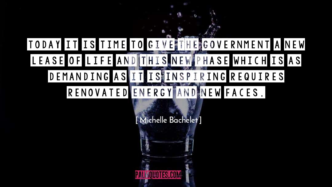 New Faces quotes by Michelle Bachelet