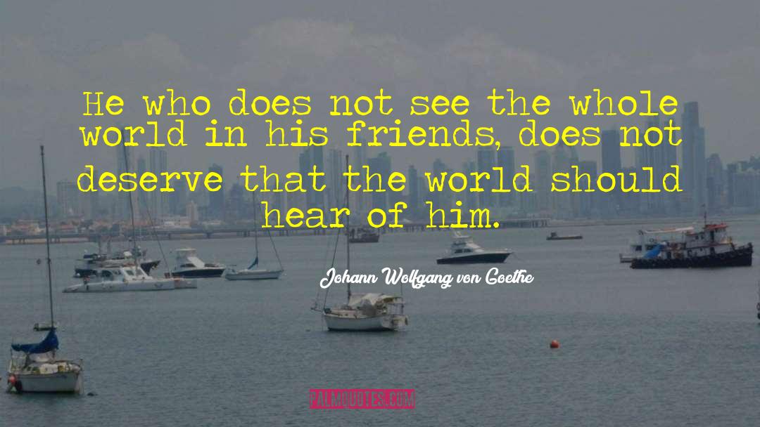 New Friendship quotes by Johann Wolfgang Von Goethe