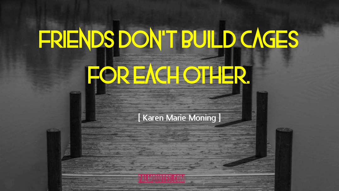 New Friendship quotes by Karen Marie Moning