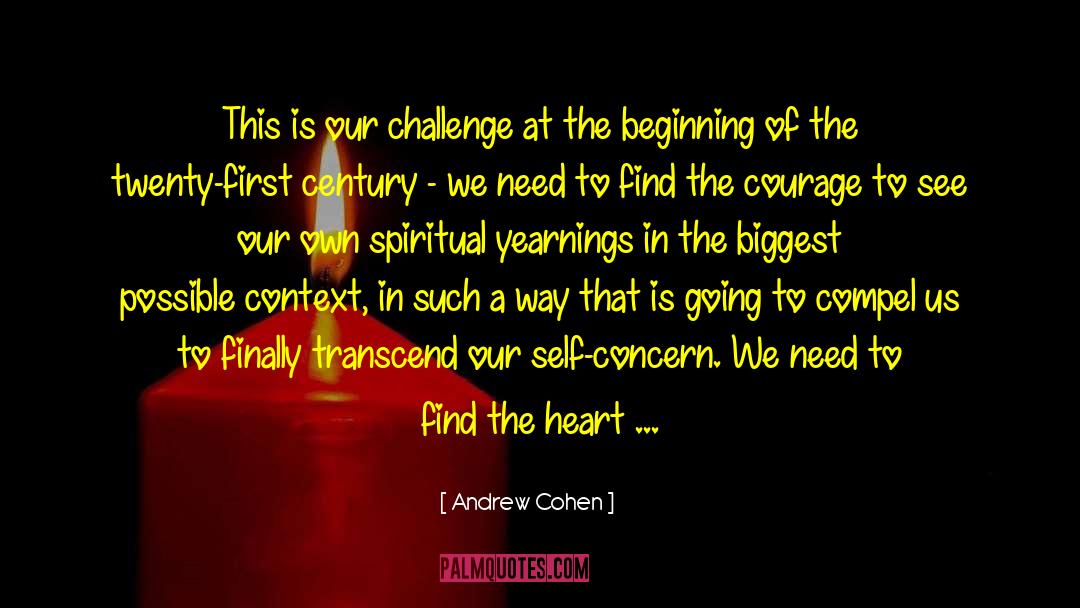 New Growth quotes by Andrew Cohen