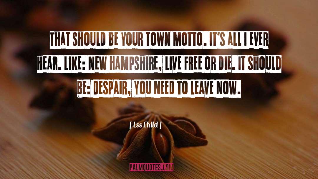 New Hampshire quotes by Lee Child
