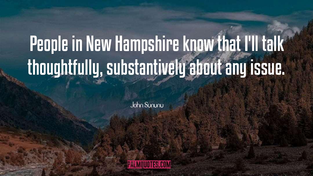 New Hampshire quotes by John Sununu