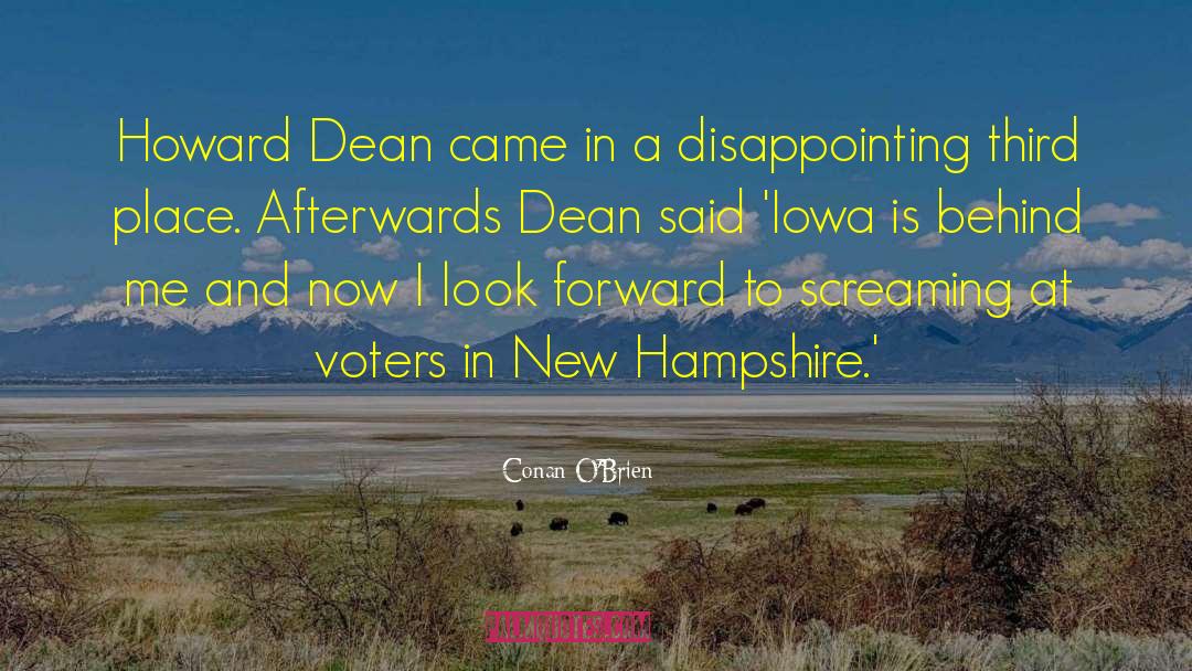 New Hampshire quotes by Conan O'Brien