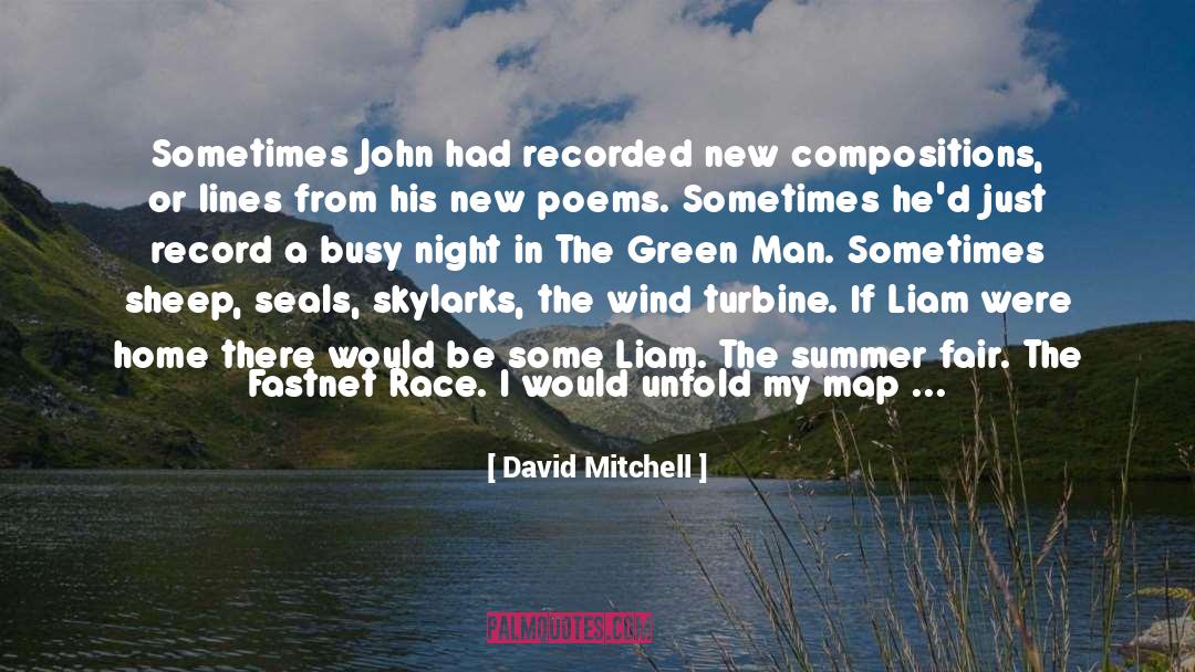 New Home Poems And quotes by David Mitchell