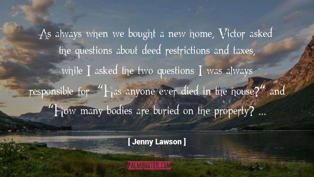 New Home quotes by Jenny Lawson