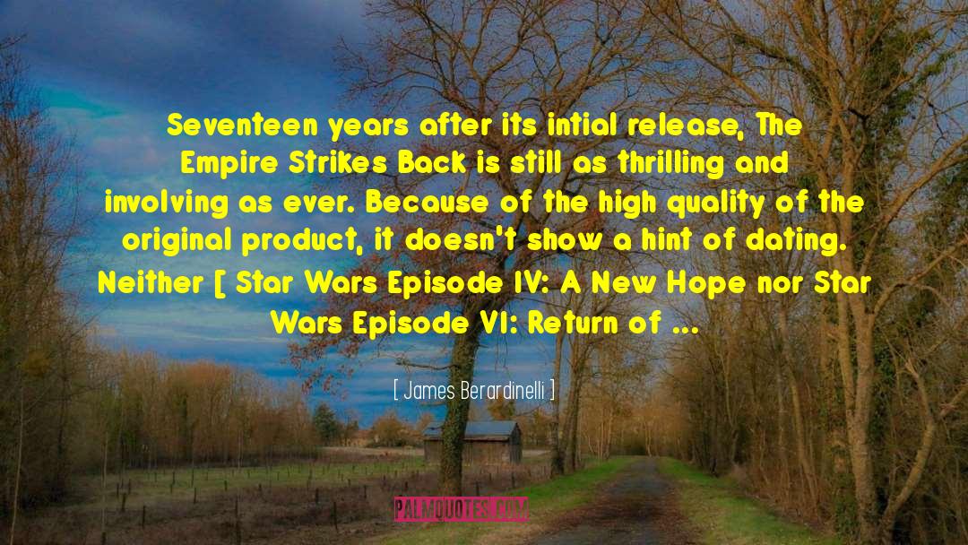 New Hope quotes by James Berardinelli