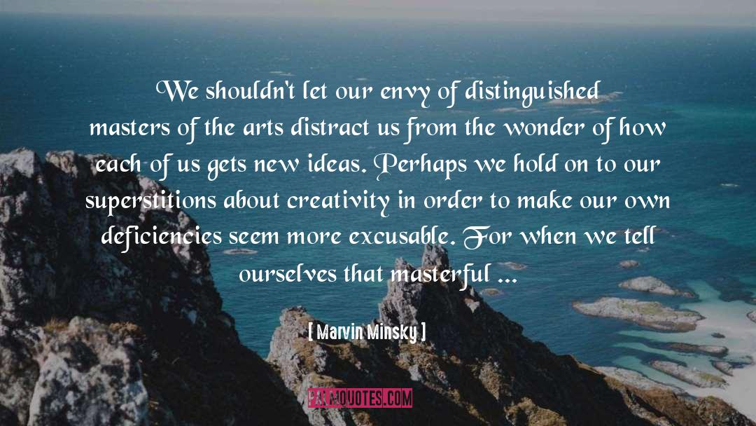 New Ideas quotes by Marvin Minsky