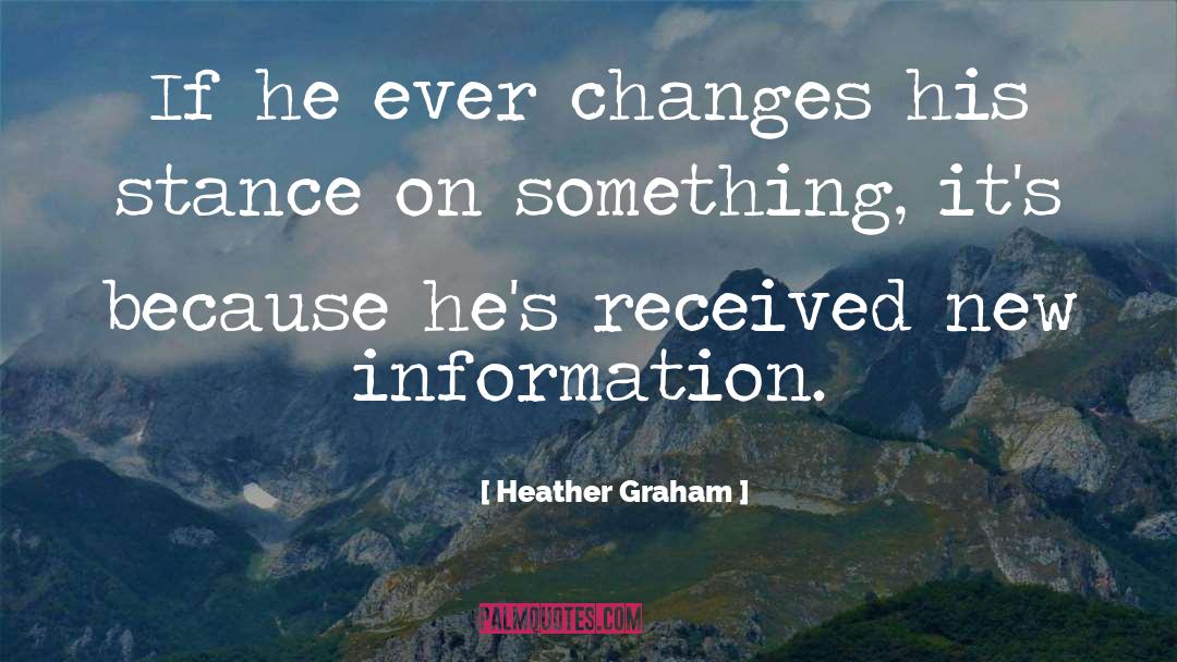 New Information quotes by Heather Graham