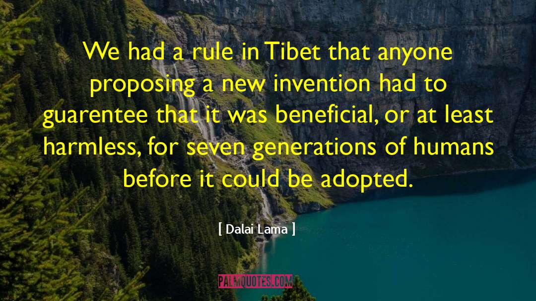 New Invention quotes by Dalai Lama