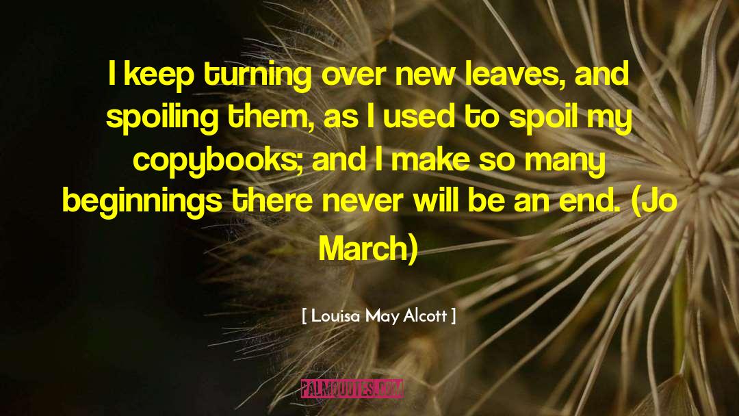 New Leaf quotes by Louisa May Alcott