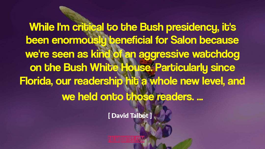 New Level quotes by David Talbot