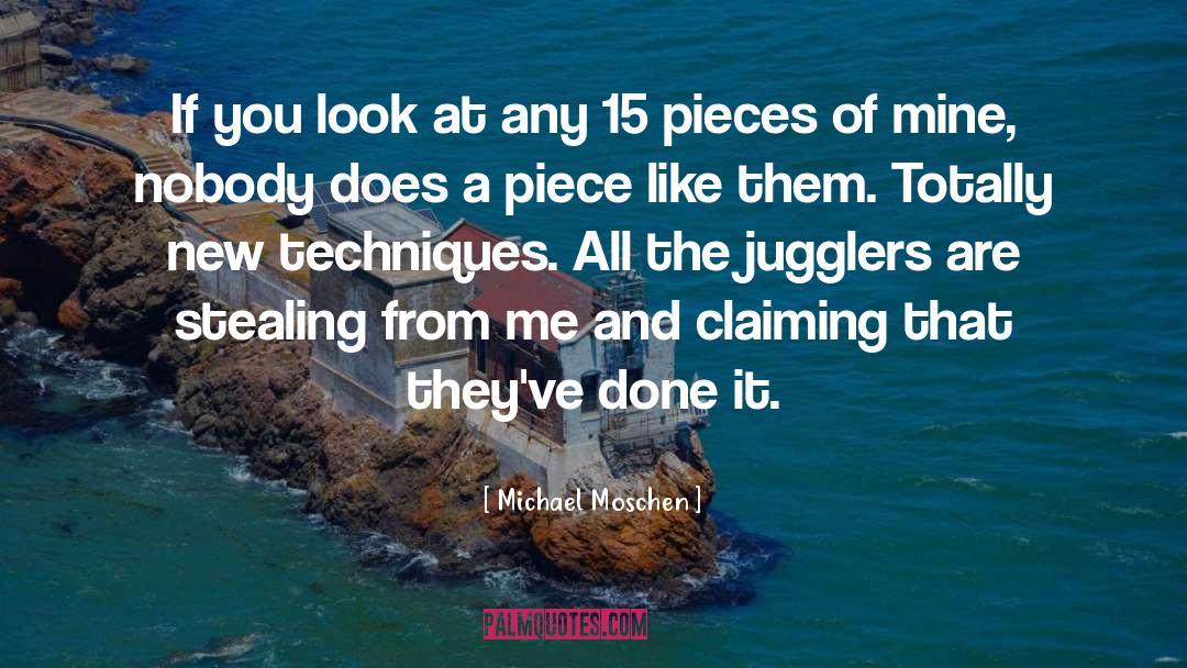 New Look At Vegetarianism quotes by Michael Moschen