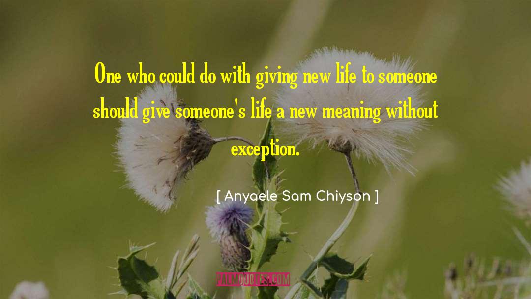 New Meaning quotes by Anyaele Sam Chiyson