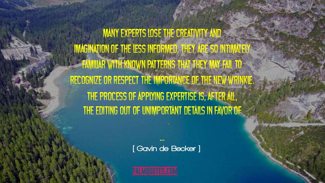 New Meanings quotes by Gavin De Becker